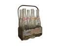 Pepsi Cola Glass Bottles & Metal Carrier