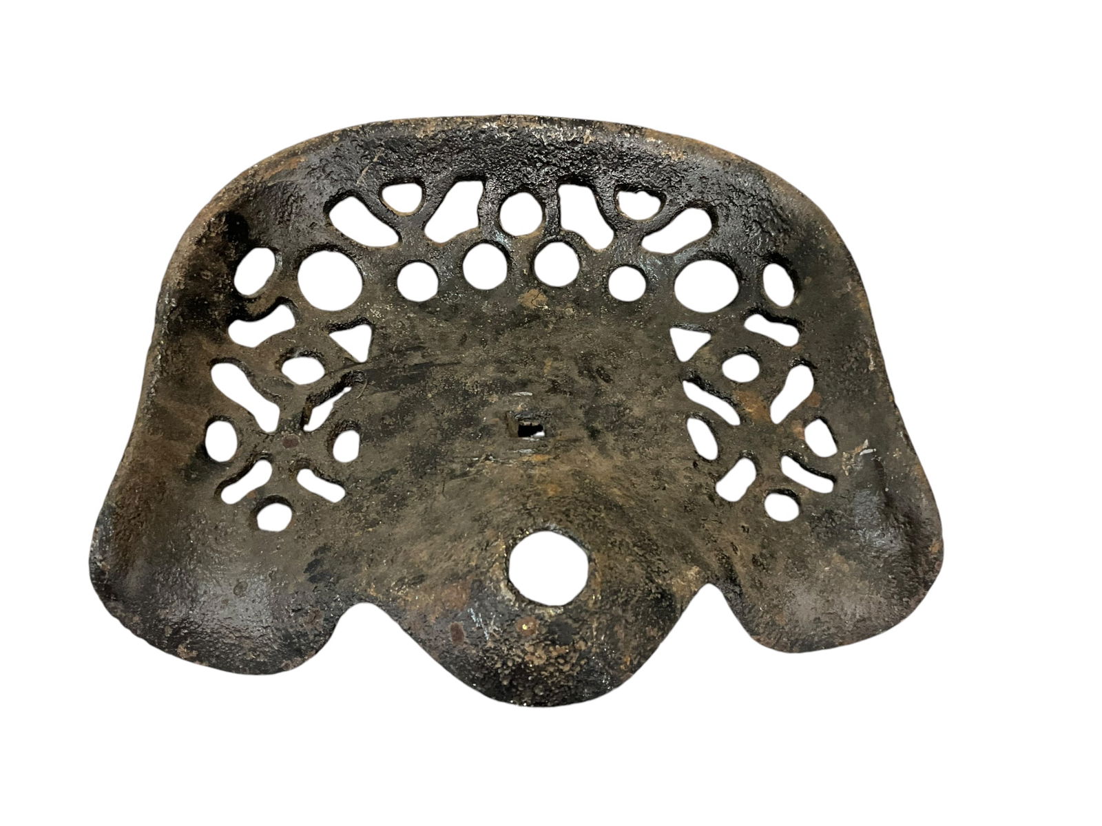 Vintage Cast Iron Tractor Seat (1 of 2)