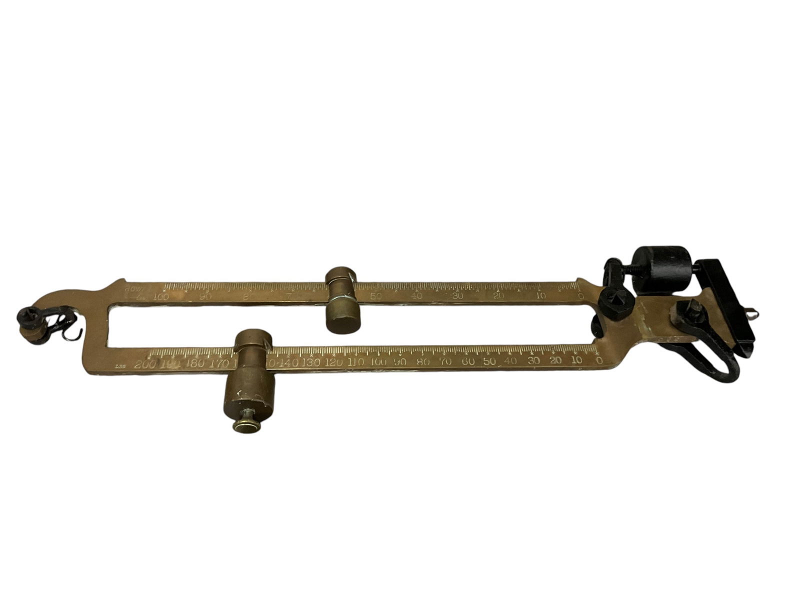 Howe Scale Heavy Brass 200 lb Slide Bar (1 of 3)