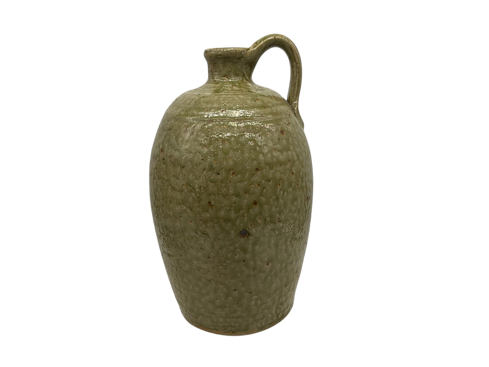 Jerry Brown 1 Gallon Jug: Mint condition. Signed and dated on bottom. Stands 11 inches.