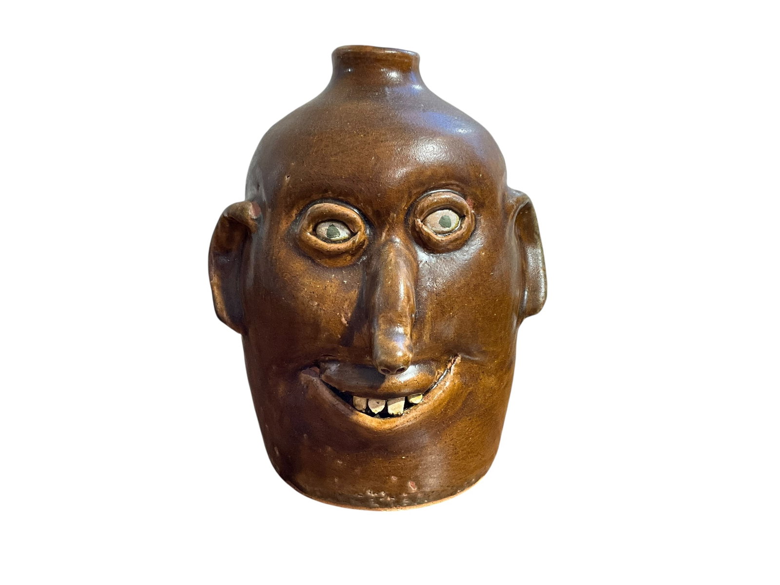 Very Unique Reggie Meaders Face Jug (1 of 5)