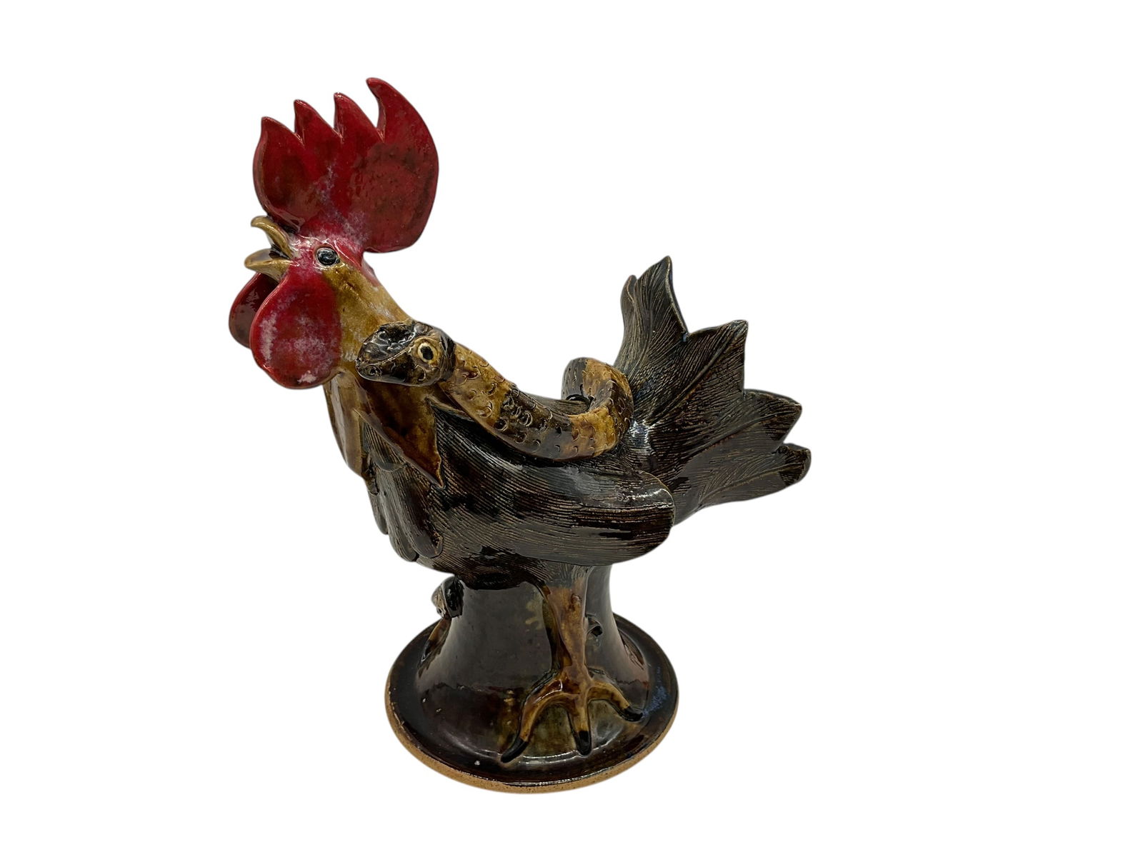 Steve Turpin Rooster with Snake (1 of 7)