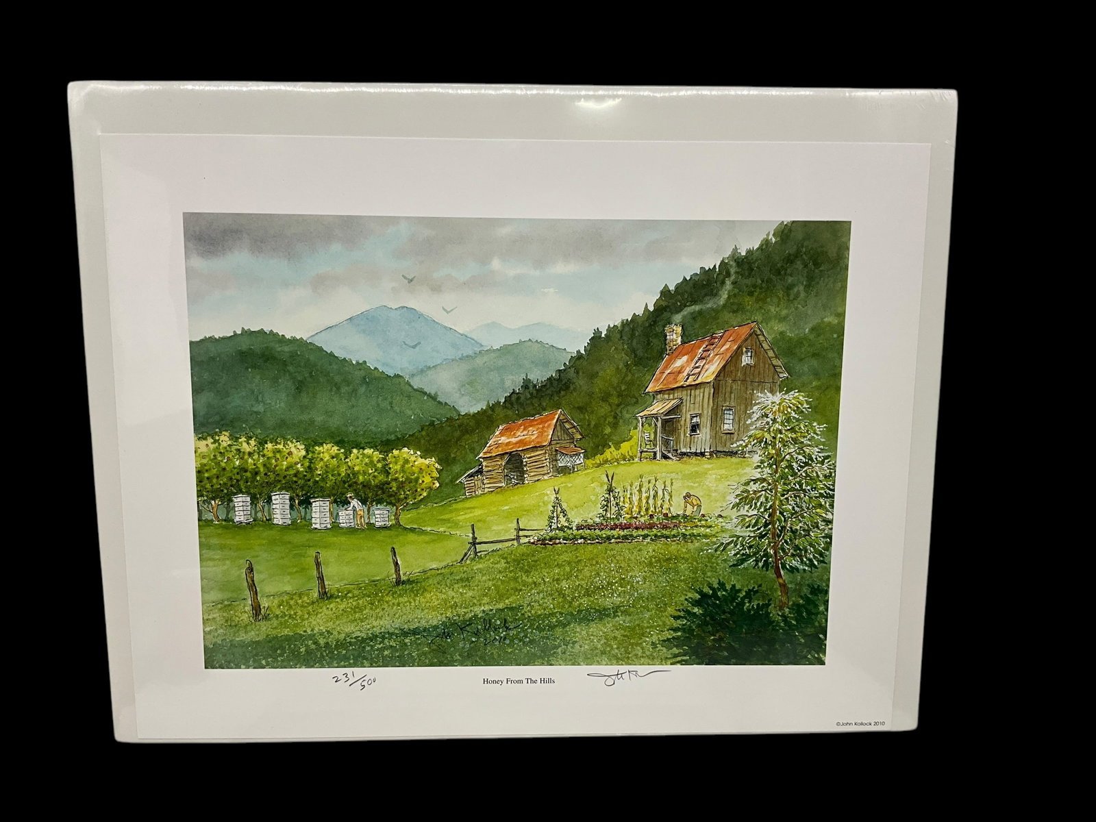 John Kollock Sealed Print - Honey From The Hills - 231/500 (1 of 2)