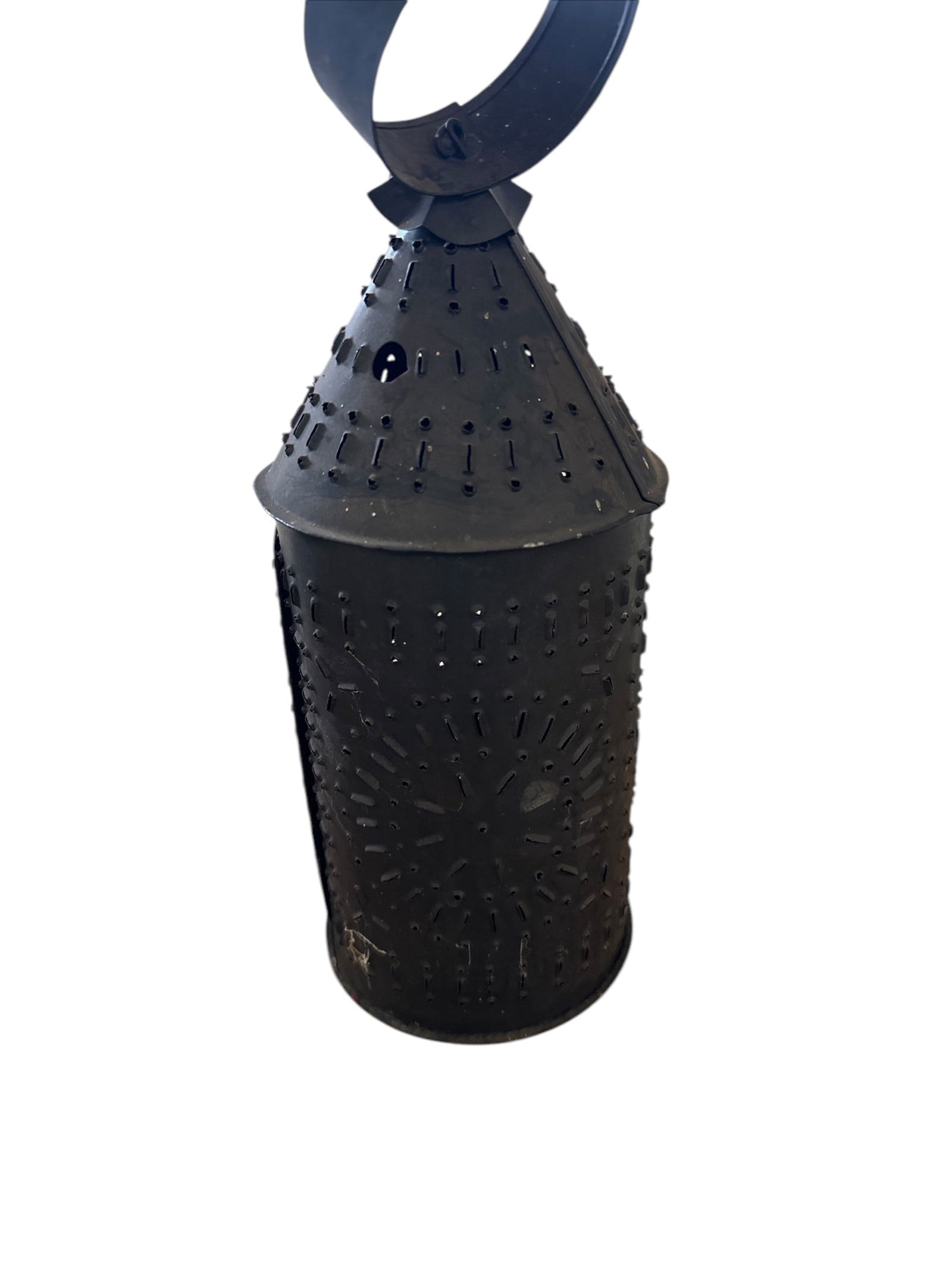 Punched Tin Lantern Candle Holder (1 of 5)