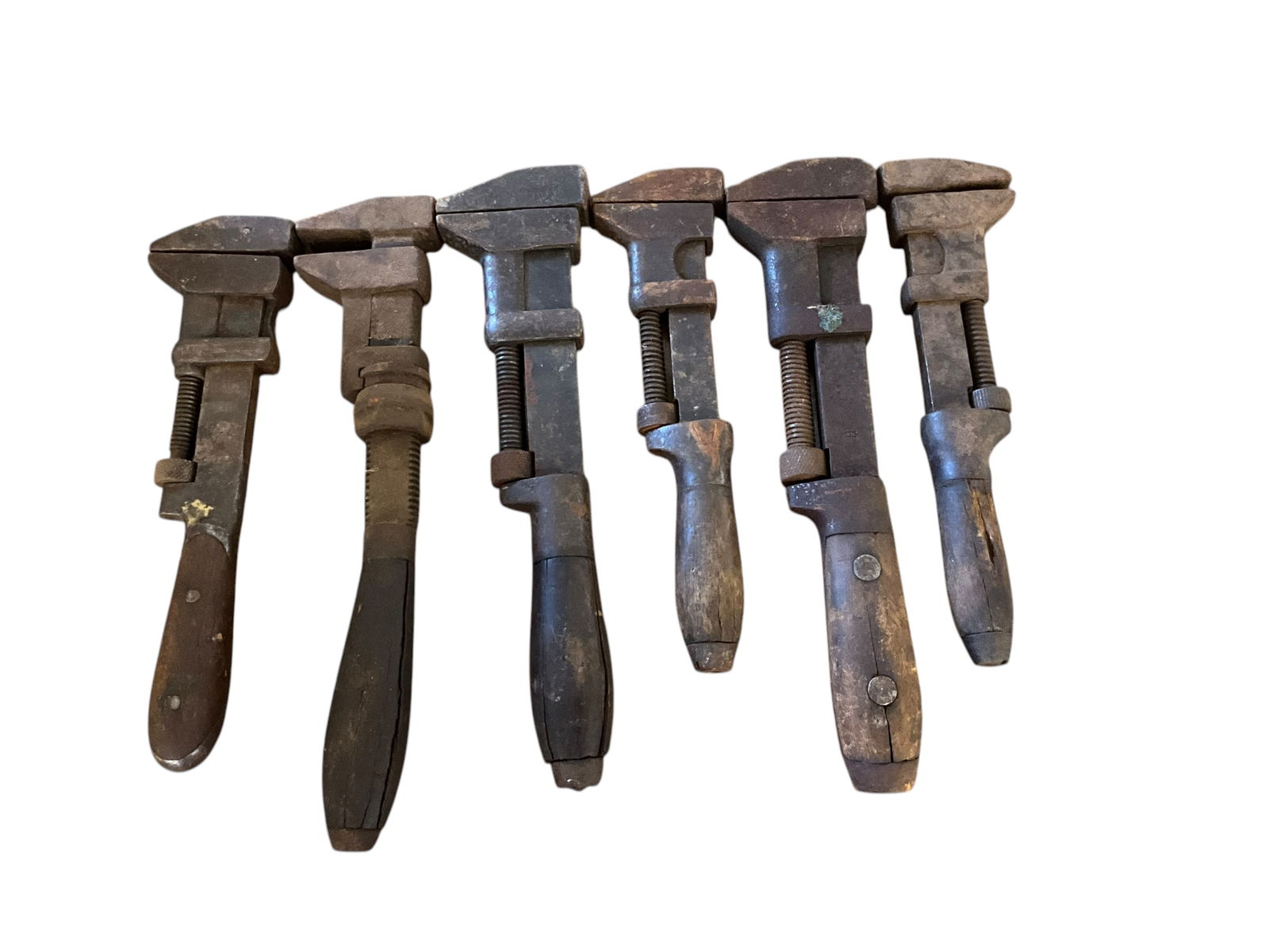 Lot Of 6 Misc Vintage Adjustable Wrenches (1 of 4)