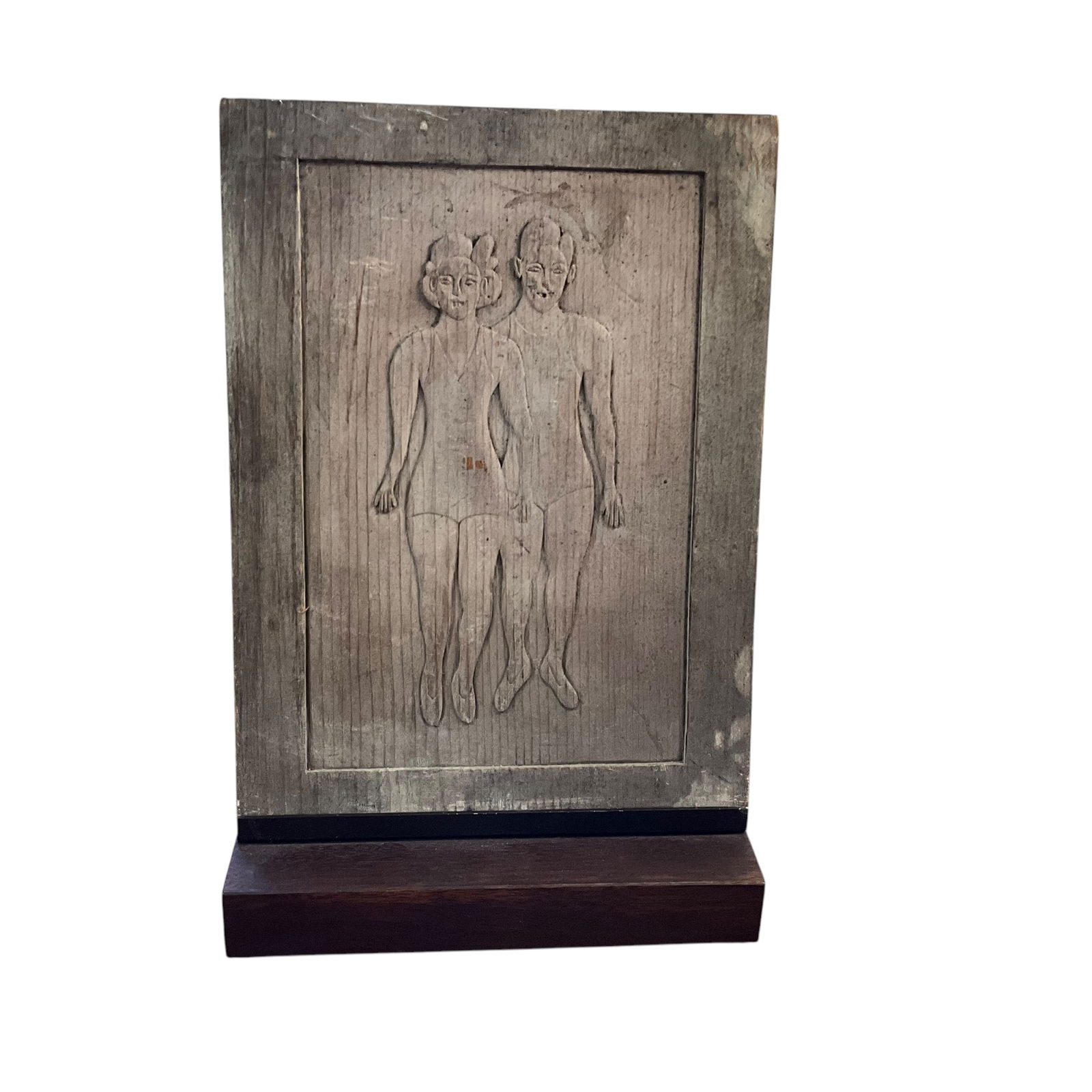 Man & Woman in Bathing Suits Plaque (1 of 2)