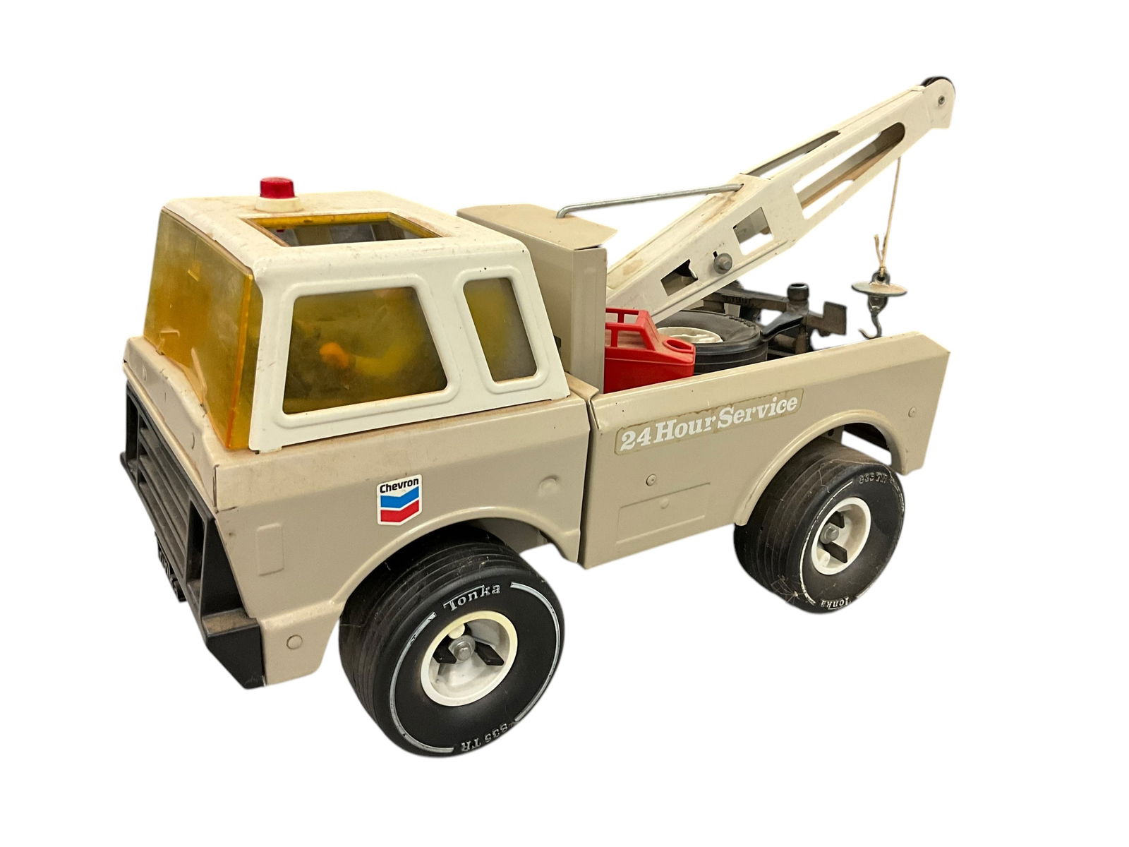 Vintage Chevron Metal Tonka 24 Hour Service Wrecker (1 of 6)