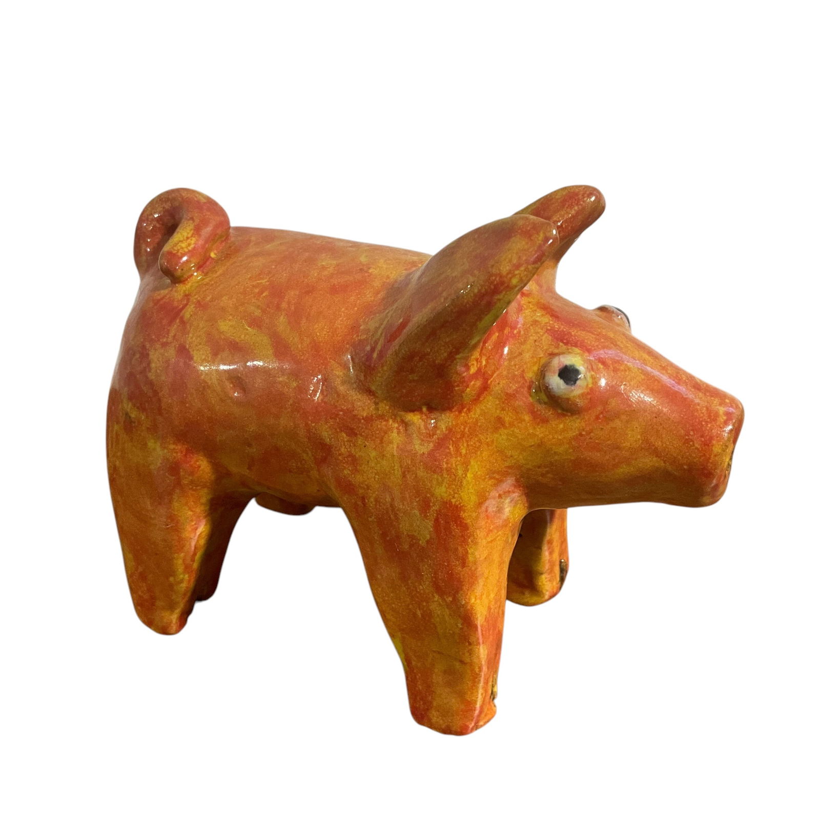 Larry Wilson Pottery Pig (1 of 3)
