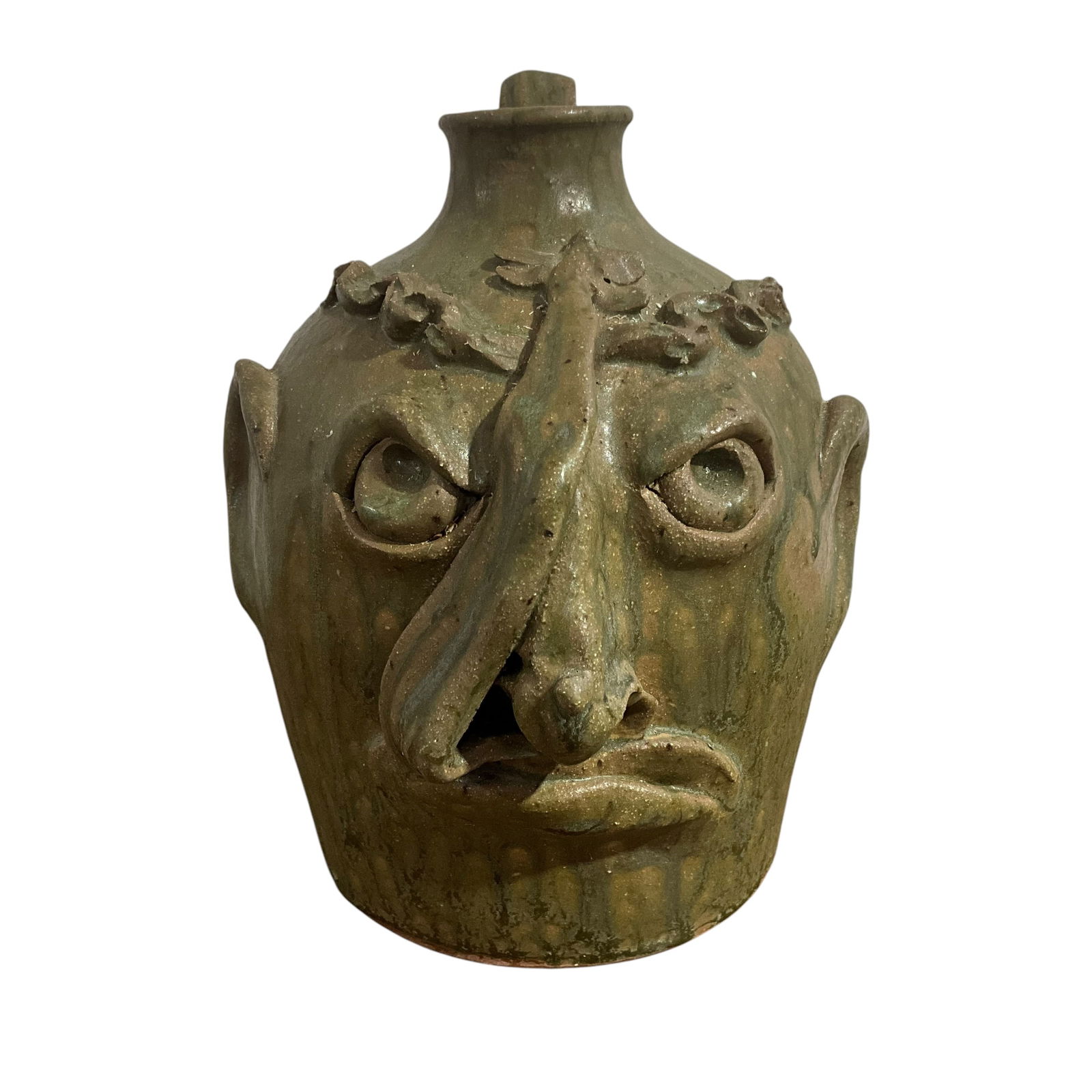 Vicki Miller RAM Pottery Face Jug (1 of 2)