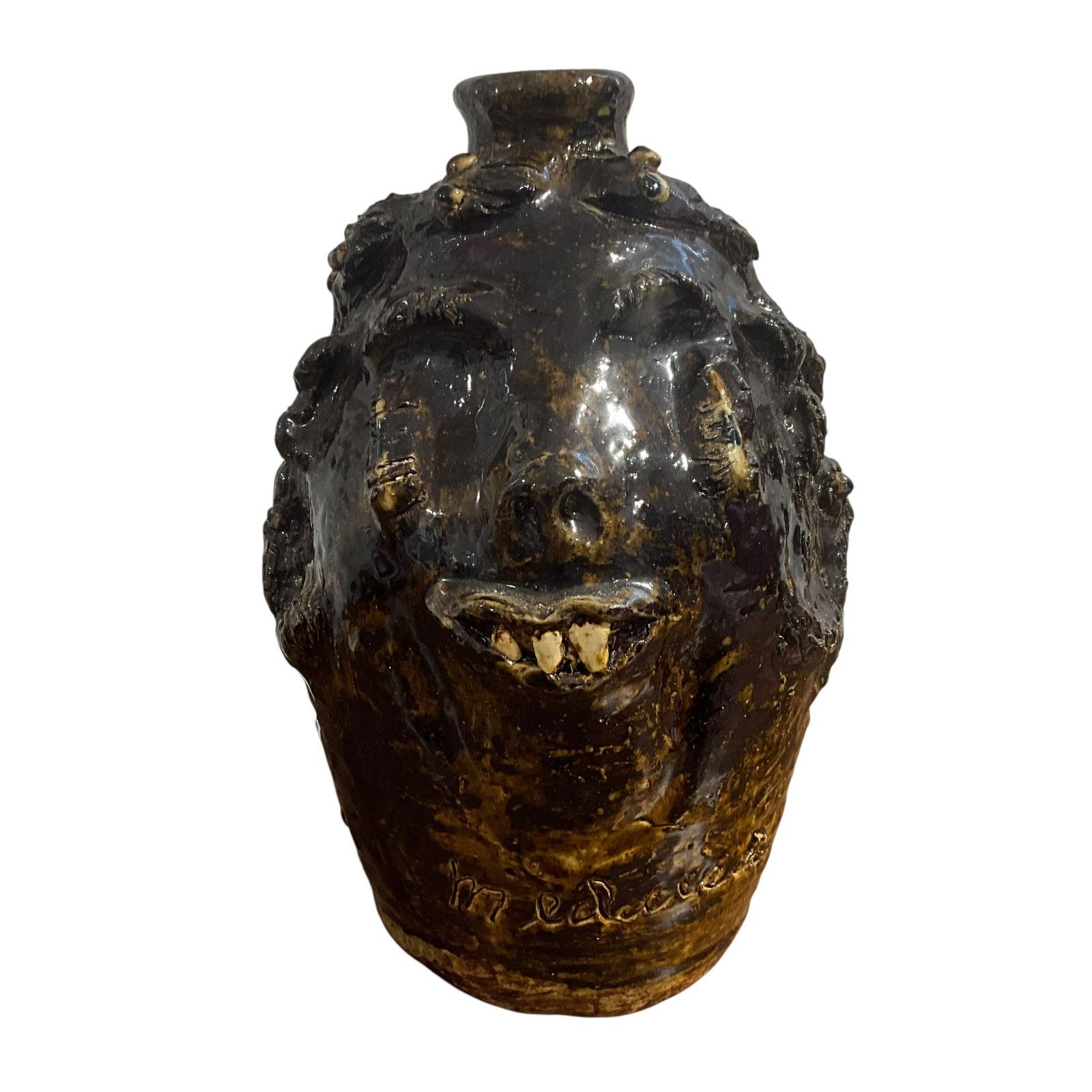 Marie Rogers Large MEDUSA Face Jug (1 of 3)