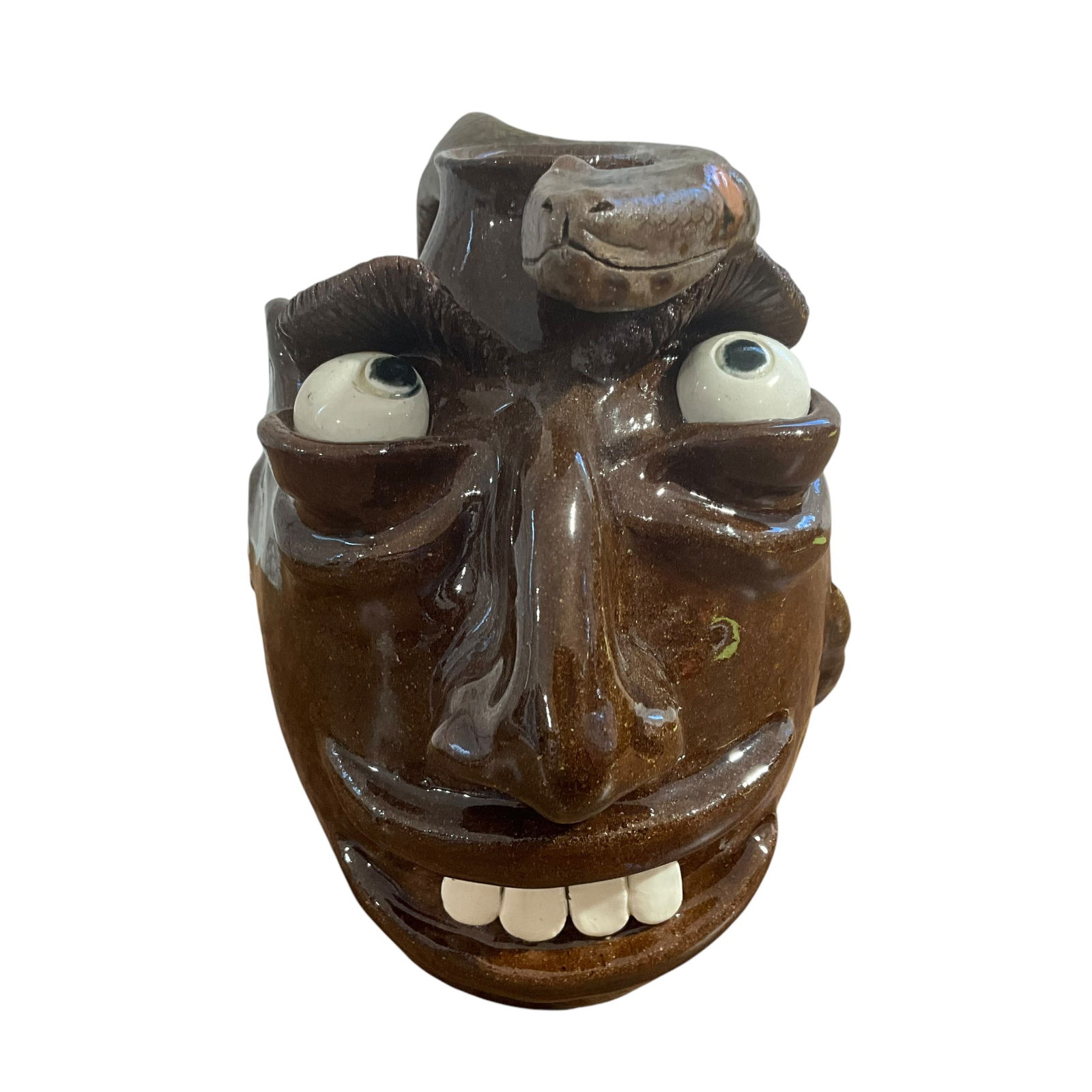 Daniel Boone Snake Wrapped Face Jug 2004 (1 of 6)