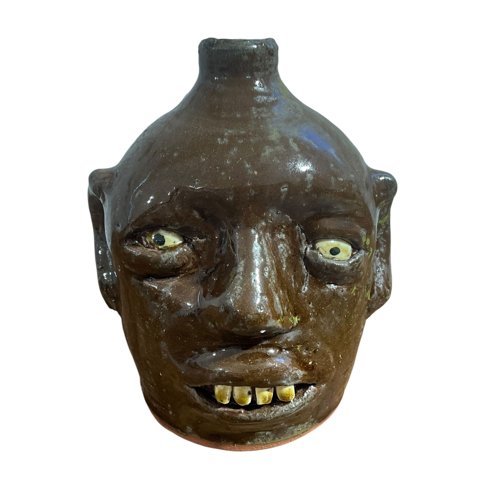 Reggie Meaders Face Jug 1-21-2004 (1 of 3)