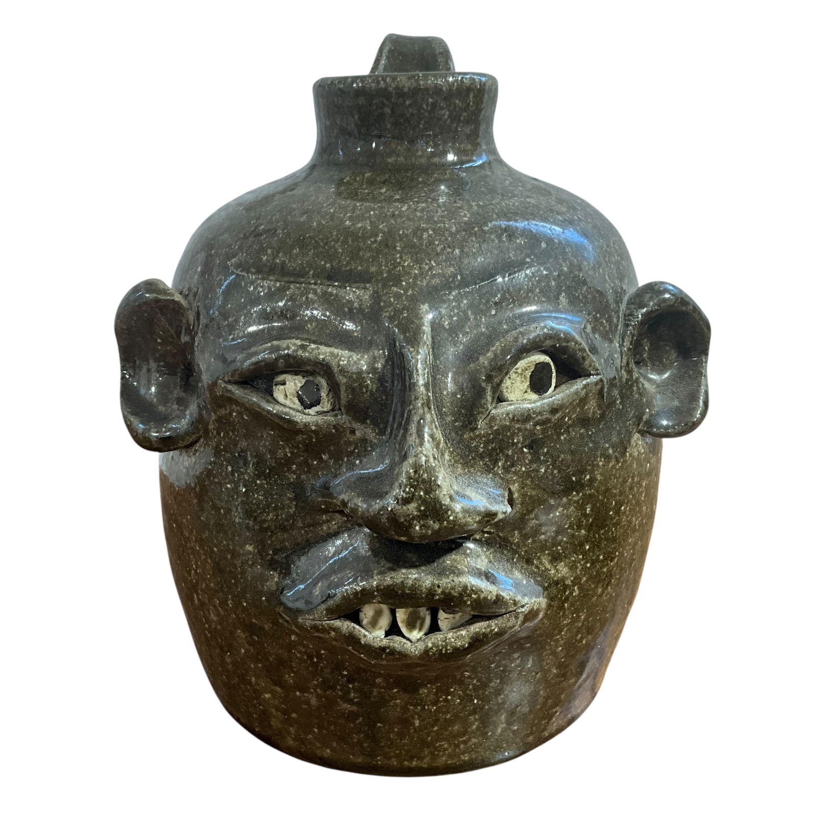 David & Flossie Meaders Face Jug 2011 (1 of 2)