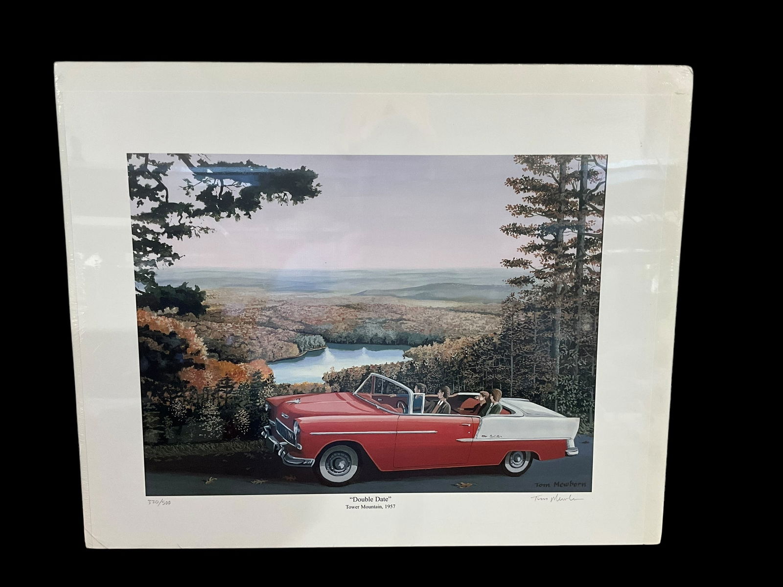Tom Mewborn DOUBLE DATE , TOWER MTN 1957 Signed Print (1 of 2)