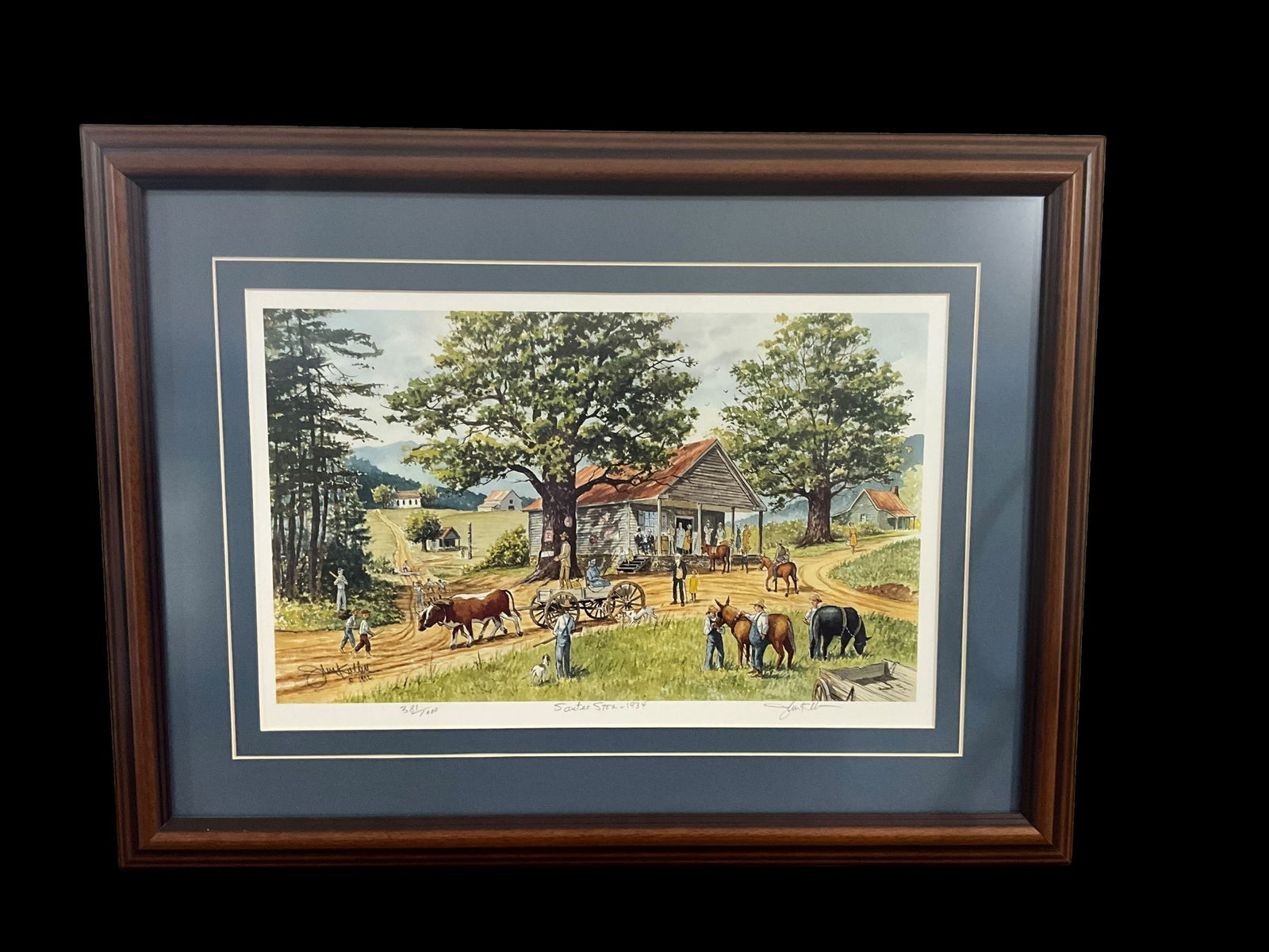 John Kollock Sautee Store 1934 Numbered & Signed Print (1 of 2)