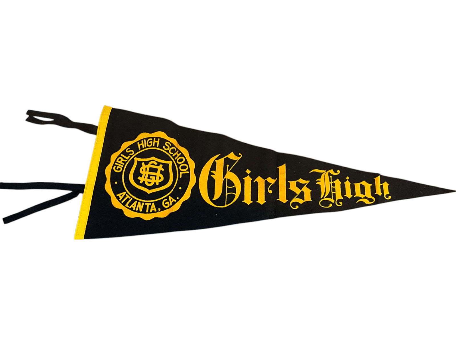 Vintage Atlanta Girls High School / Roosevelt H.S. Pennant Banner (1 of 1)