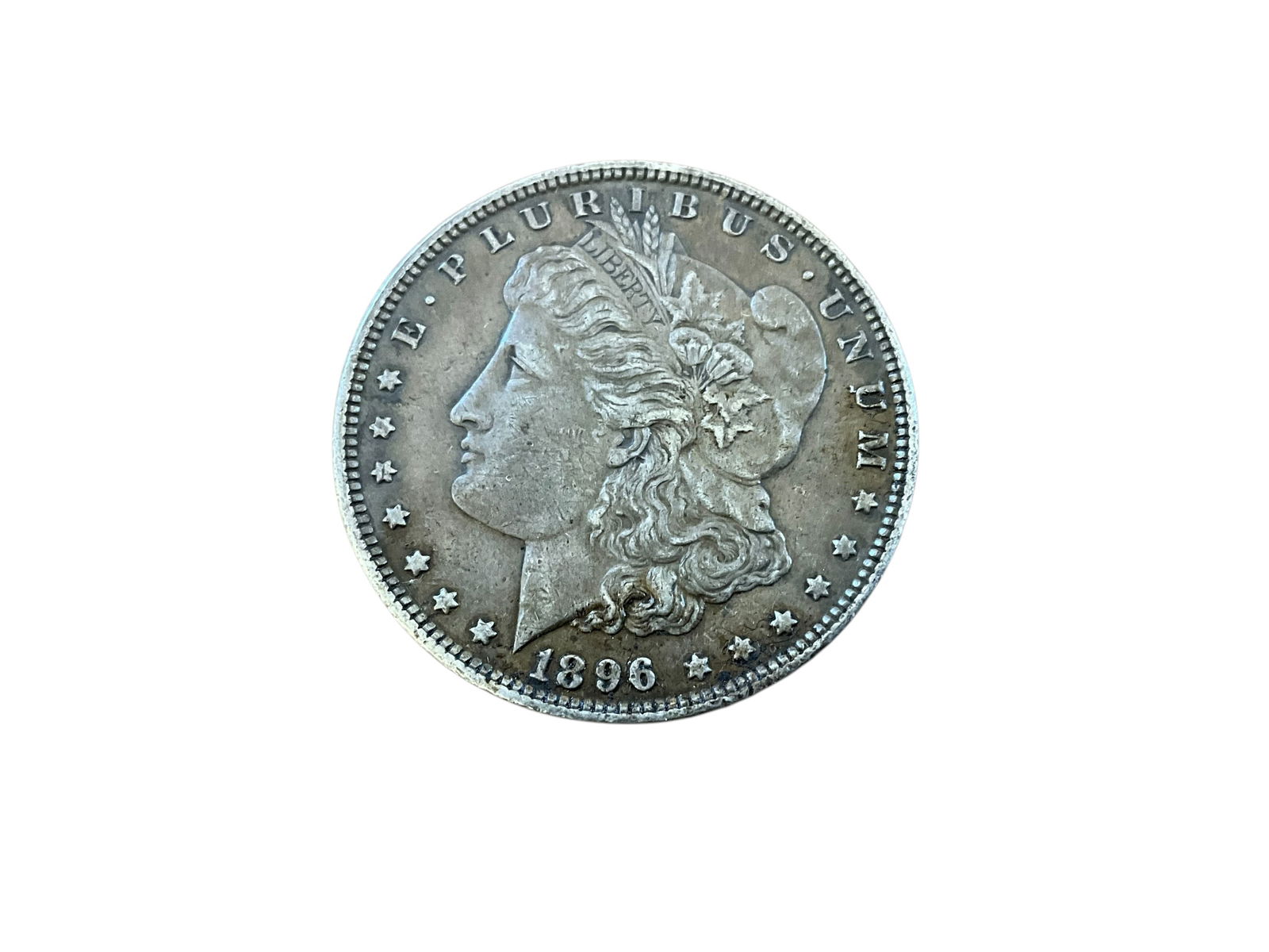 1896 USA Morgan Dollar Coin (1 of 2)