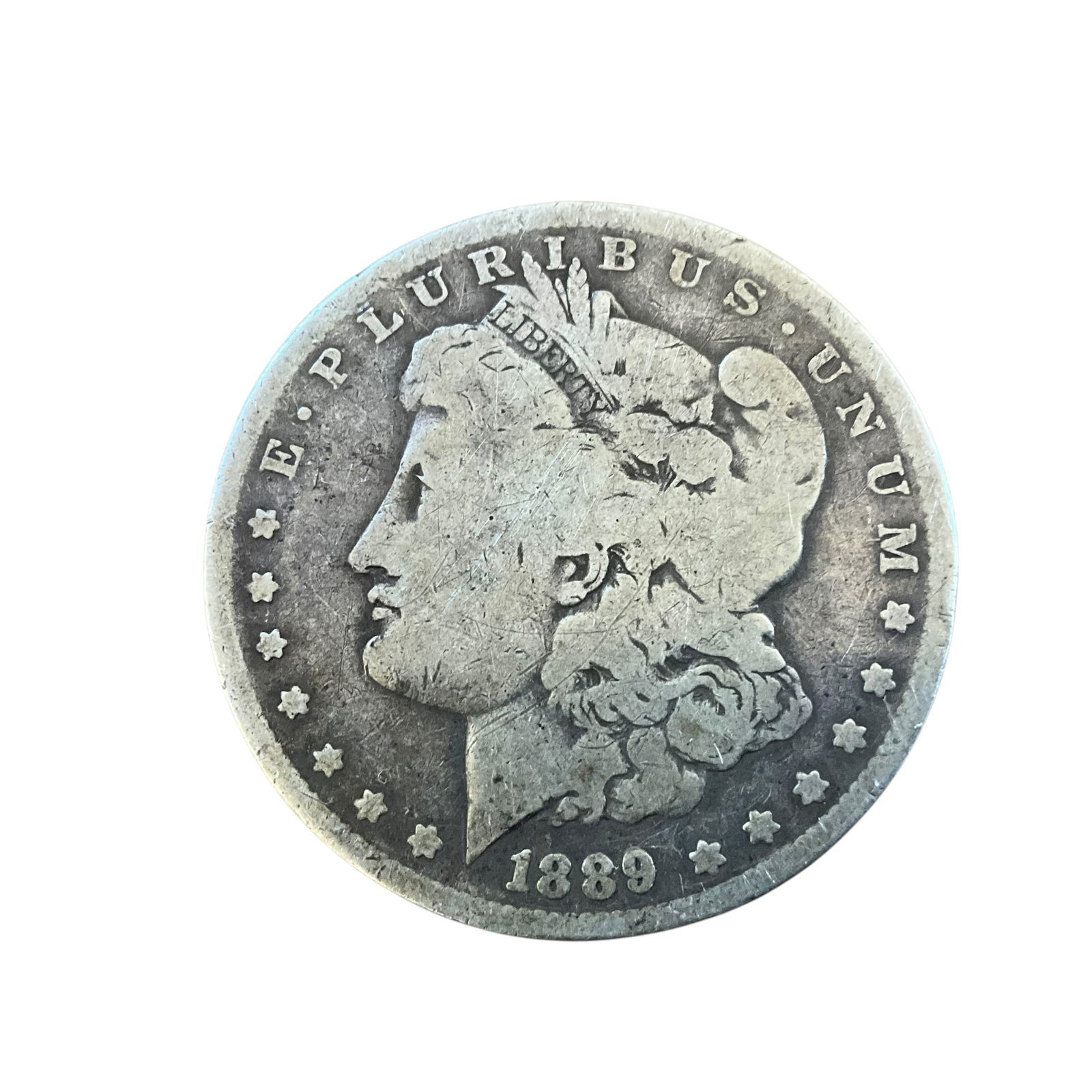 1889-0 USA Morgan Dollar Coin (1 of 2)