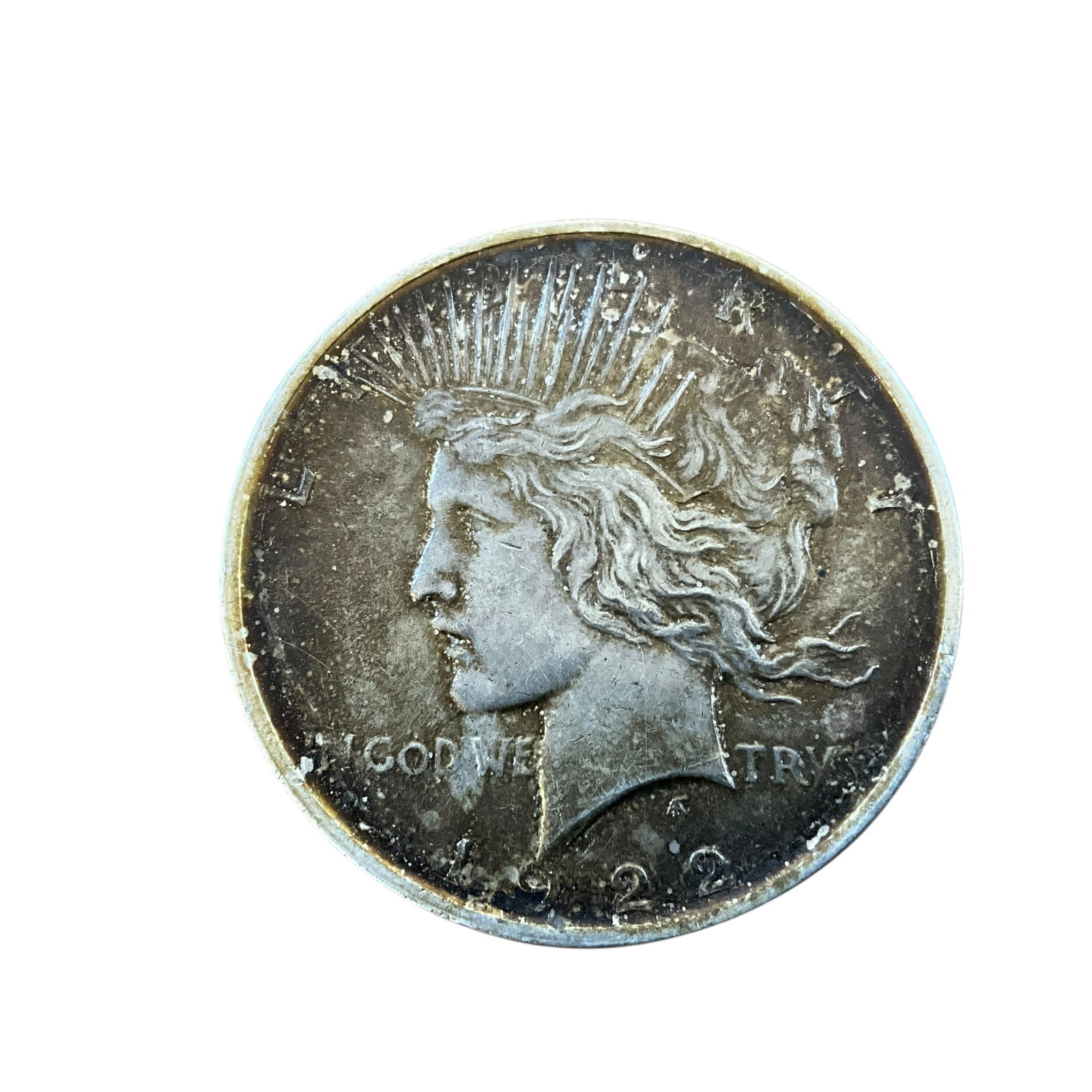 1922 USA Peace Dollar Coin (1 of 2)