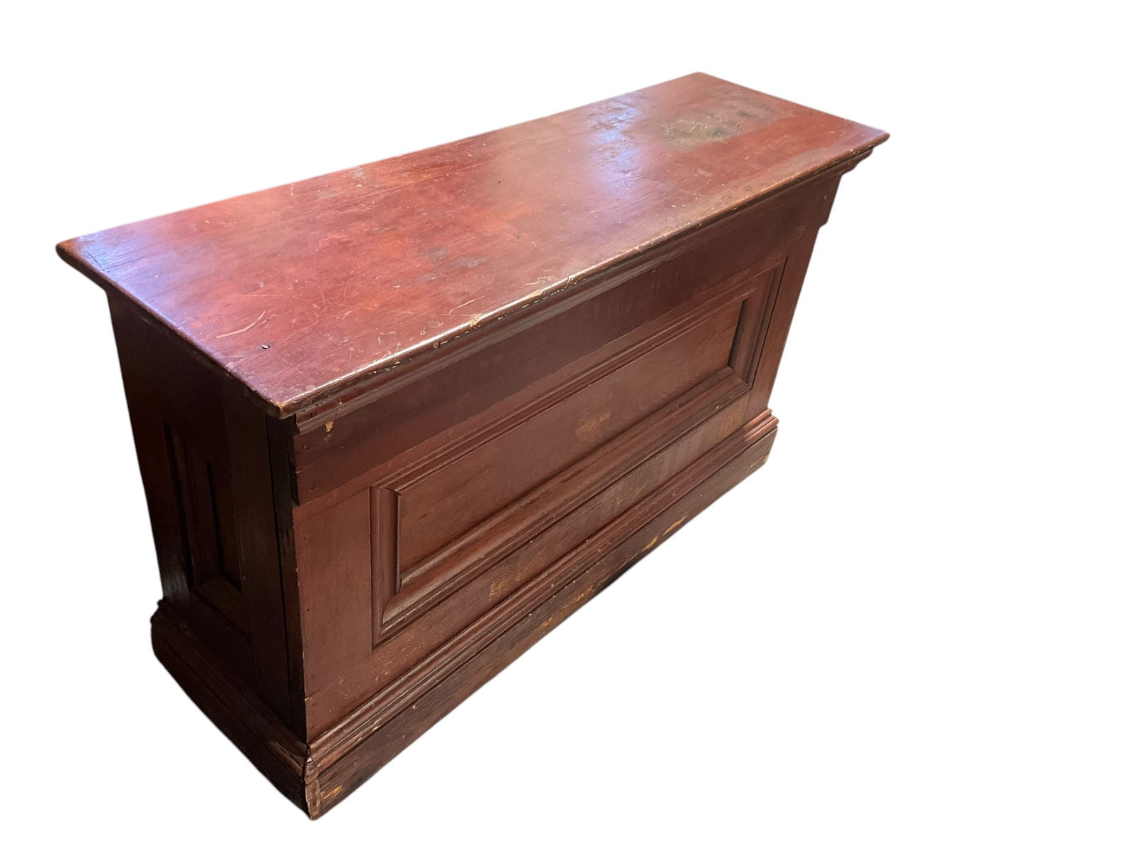 Primitive Store Counter With Shelf (1 of 6)