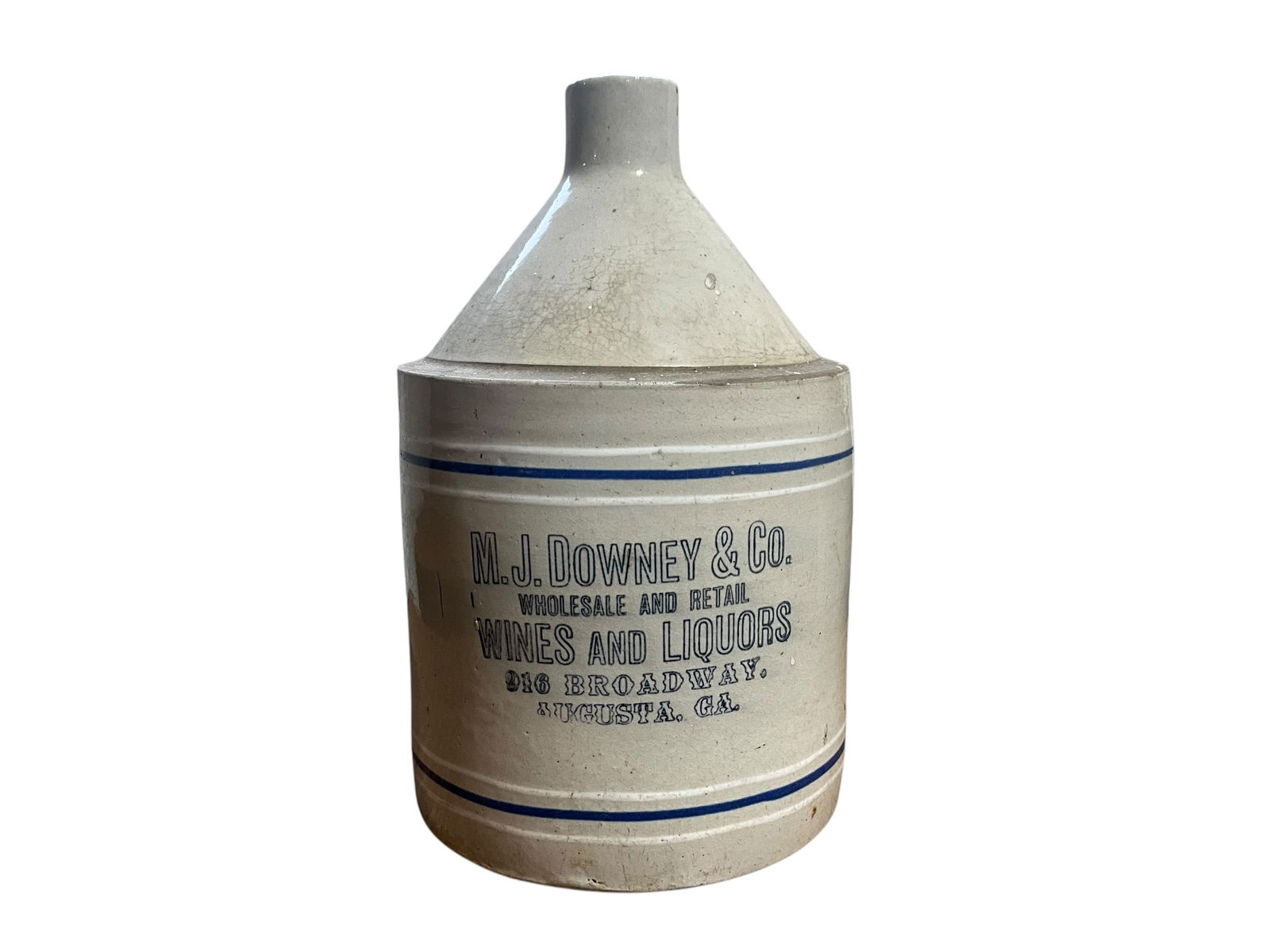 M.J. Downey Wines & Liquors Augusta Ga 1 Gallon Jug (1 of 2)