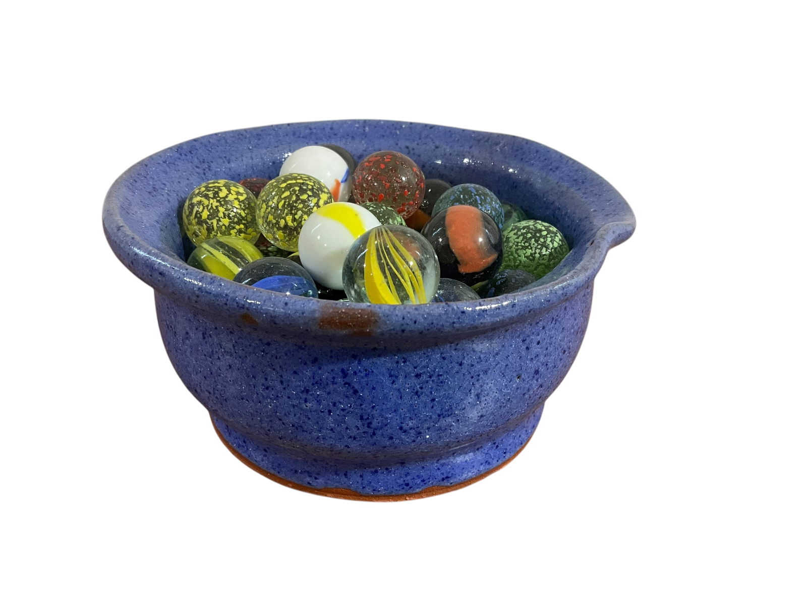 Rex Hogan Pottery Bowl Full Of Marbles (1 of 3)
