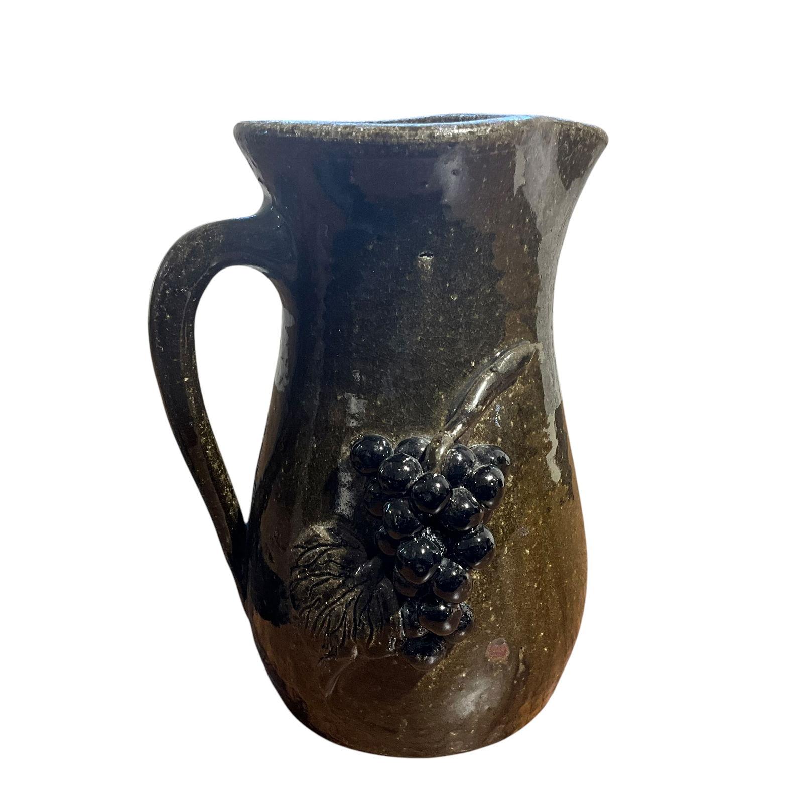 David Meaders Grape Pitcher Signed “Thank You From Michael” (1 of 4)