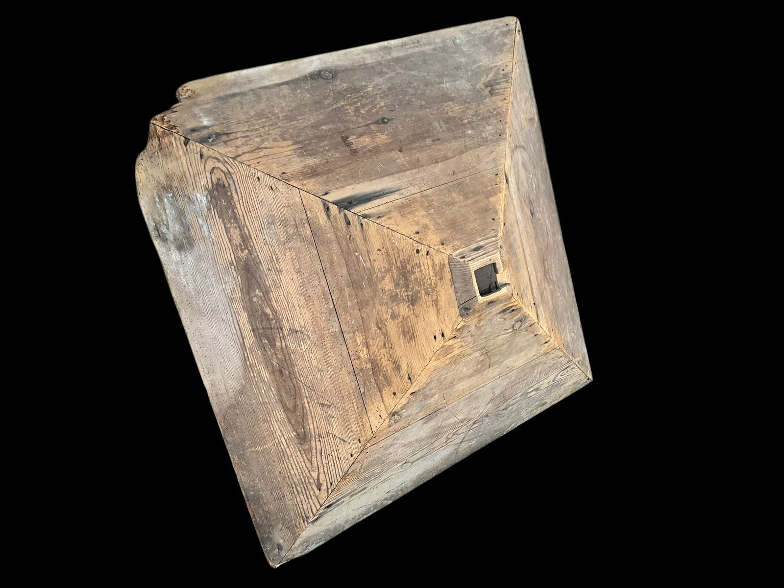 Large Antique Wood Grain Hopper Thresher / Great Hanging Light (1 of 6)