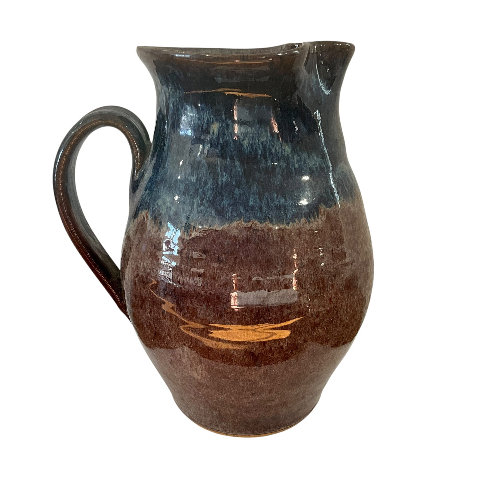 King Pottery Seagrove NC Pitcher Signed ANNA (1 of 3)