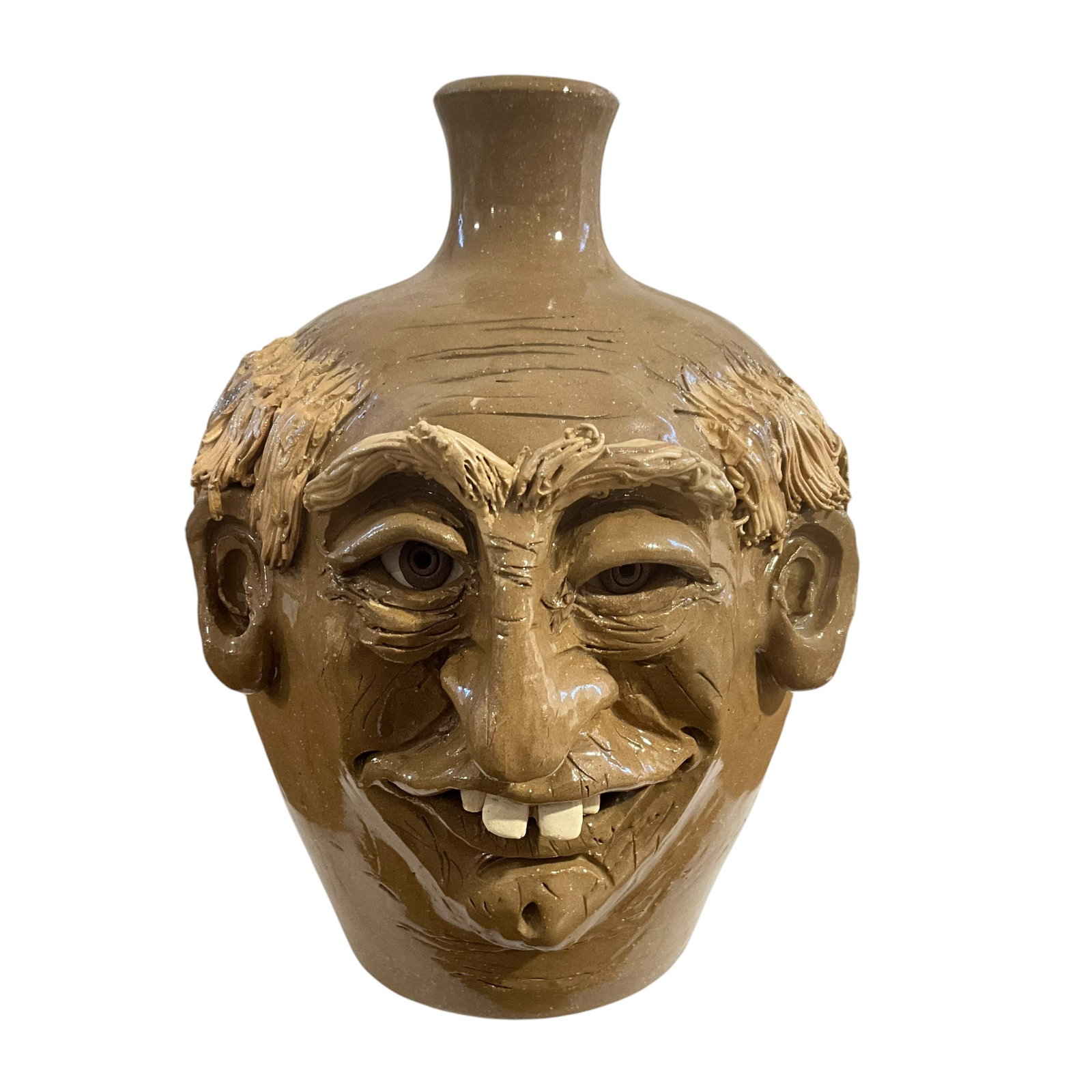 North Cole Pottery Sandy Cole Face Jug 2002 (1 of 3)