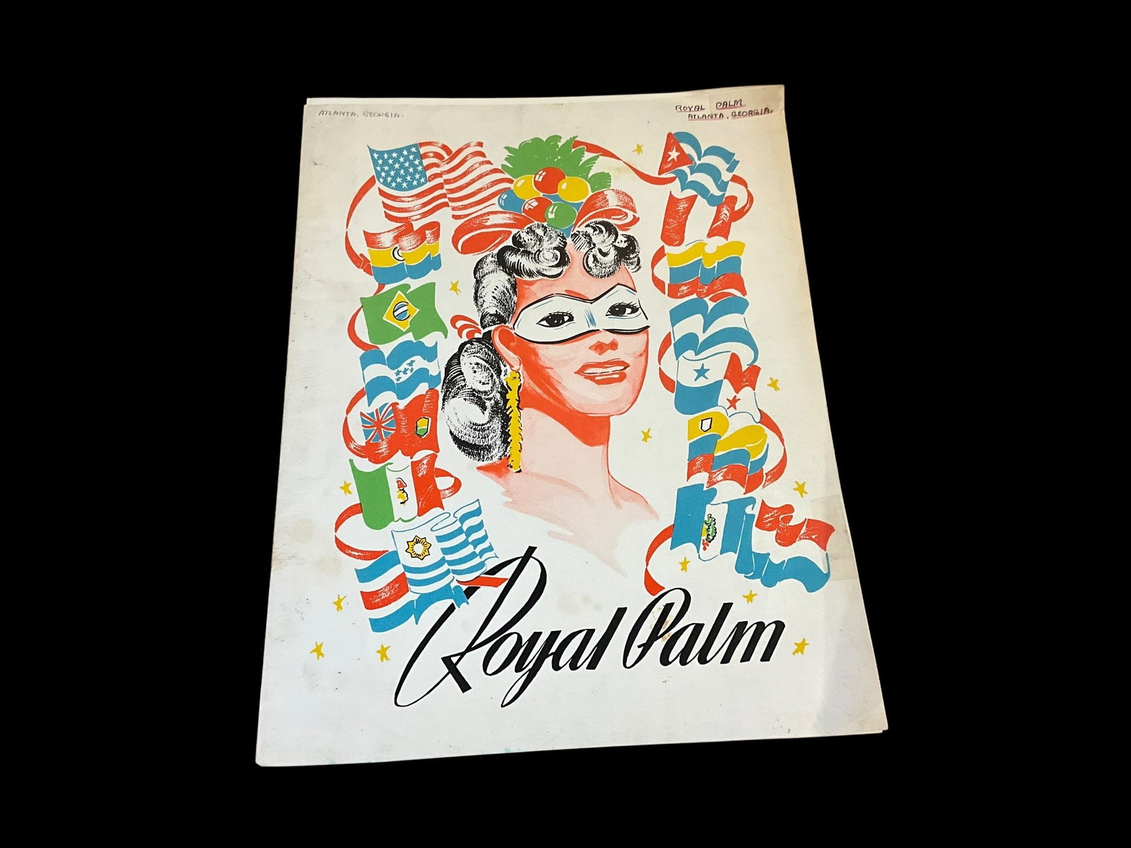 Vintage Royal Palm Restaurant Menu / Atlanta Ga (1 of 3)
