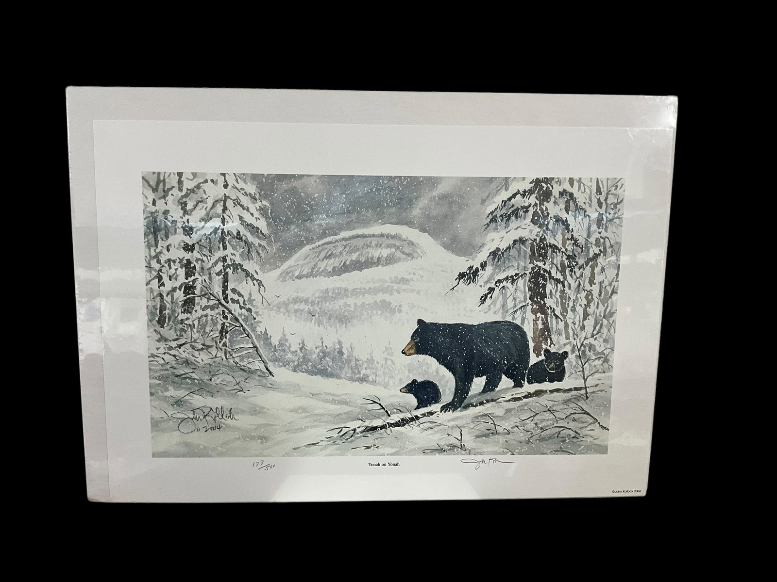 John Kollock Sealed Signed Print YONAH ON YONAH (1 of 2)