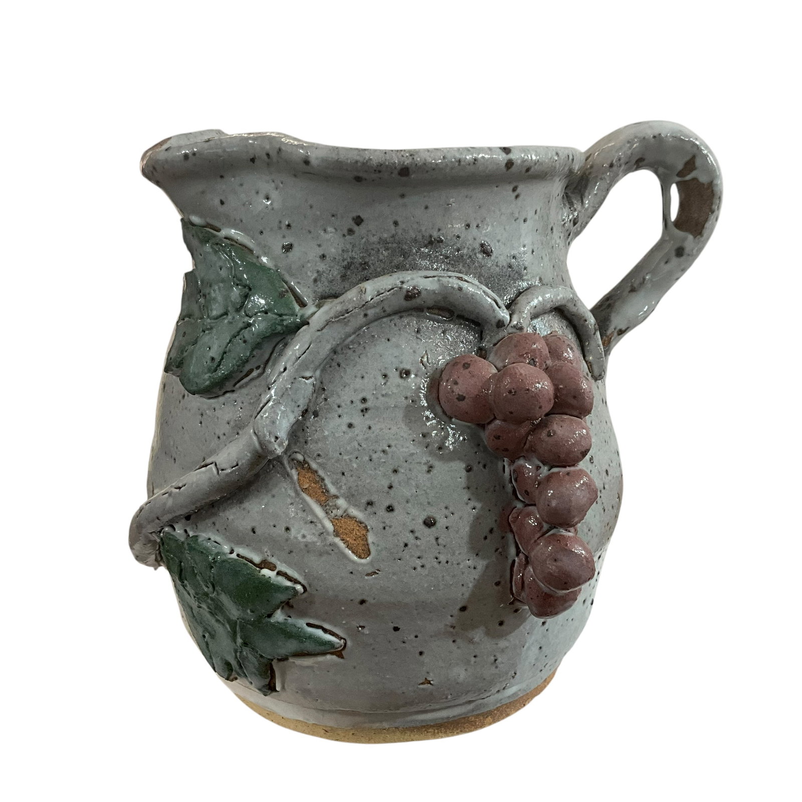 Early Flossie & Reggie Meaders Grape Decorated Pitcher (1 of 3)