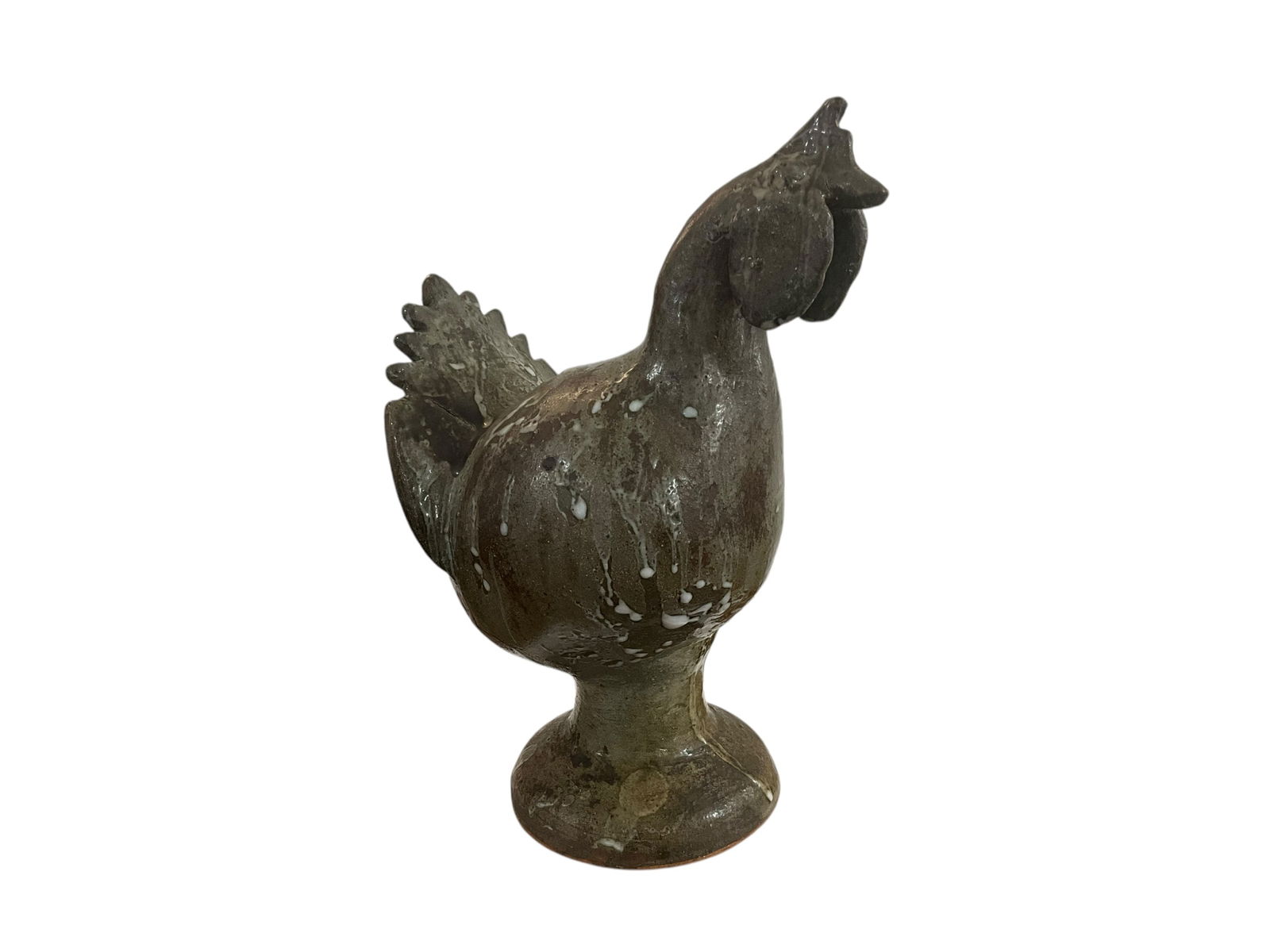 Early Reggie Meaders Unusual Glaze Rooster (1 of 5)