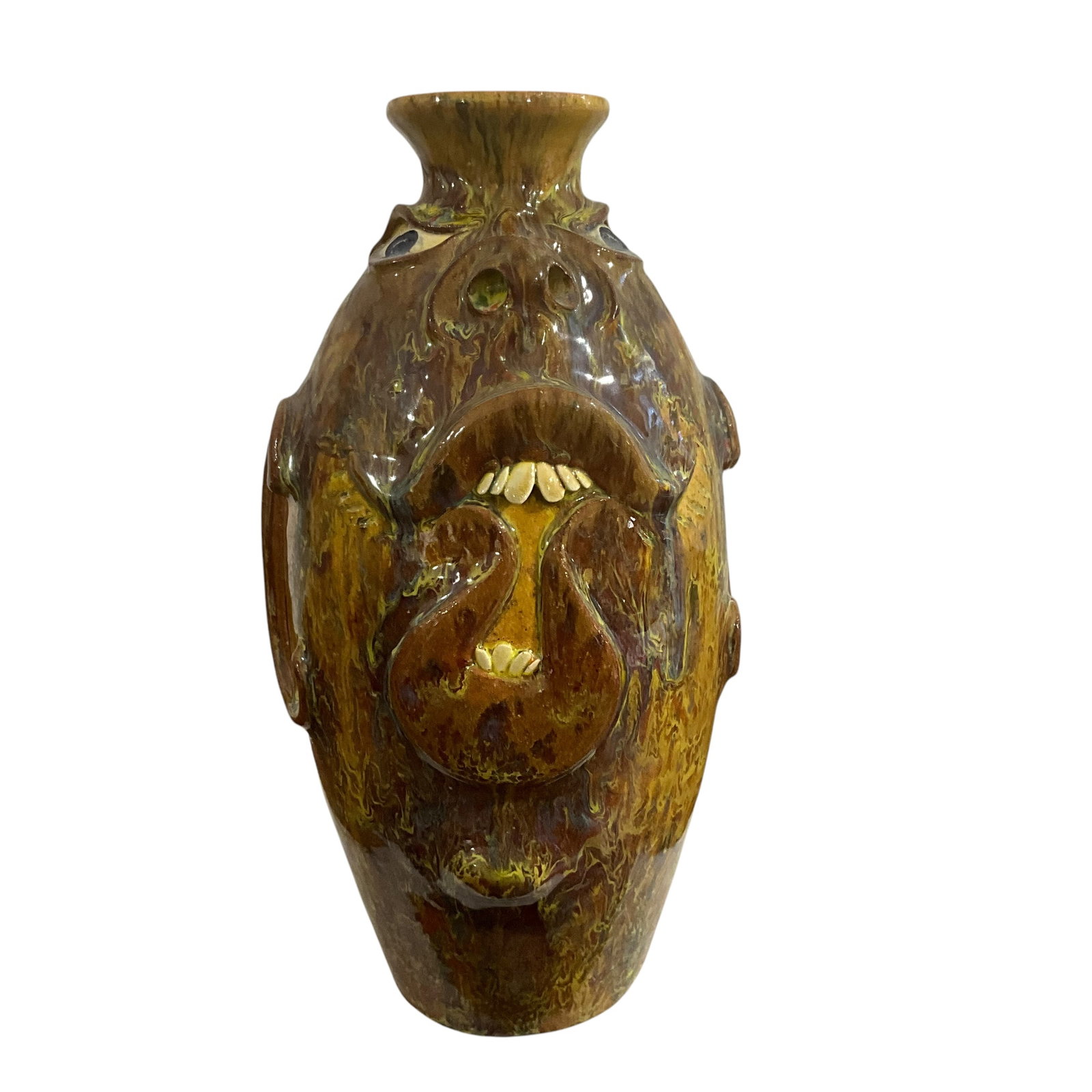 Roger Corn Face Jug 1997 (1 of 6)