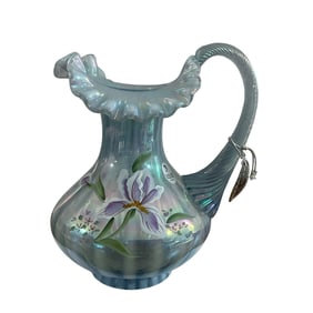 Fenton “Mary Gregory” Fluted Pitcher 1997