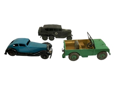 Lot Of Dinky Toys Wartime Vehicles / Jeep / German