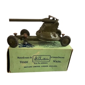 W Britain #1717 2 Pounder Anti Aircraft Gun