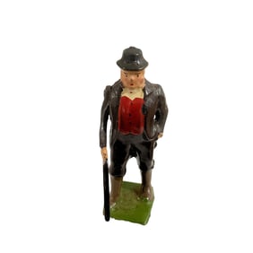 Britains ??? Gentleman With Moving Arm Lead Figure