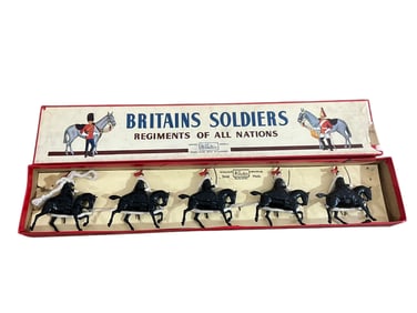 W Britain #???? Mounted Soldiers Set Lead Toys