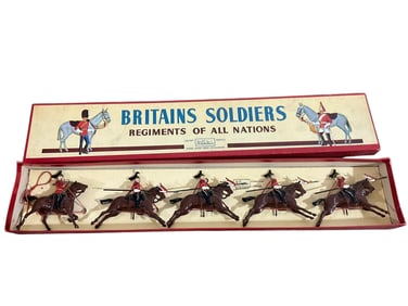 W Britain # 44 The Queen’s Bays Set Lead Toys