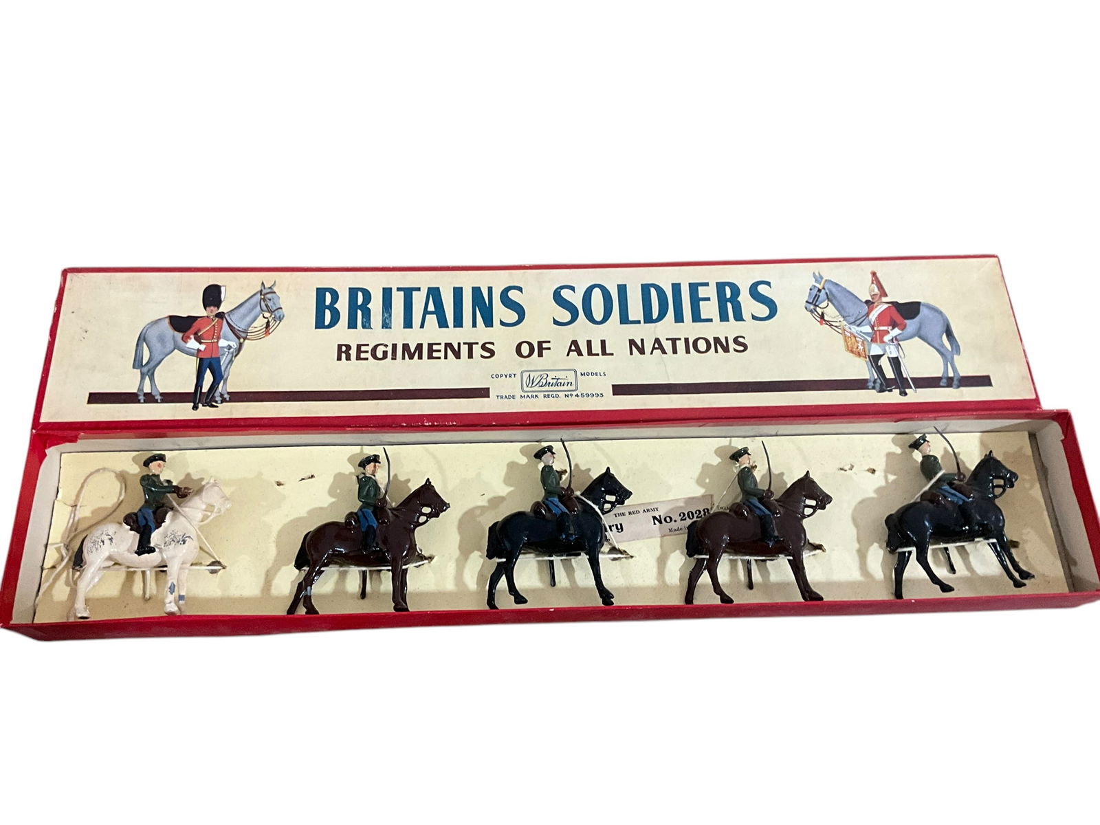 W Britain # 2028 The Red Army Cavalry Set Lead Toys (1 of 3)