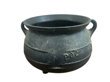Pocasset Iron Works #2 Three Legged Cast Iron Pot