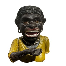J.E. Stephens 'Dinah' Black Americana Mechanical Bank