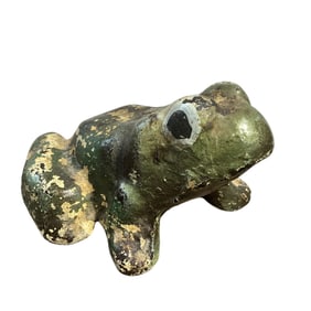 Painted Cast Iron Frog Door Stop