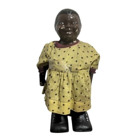 Early Jointed Black Americana Mammy Doll