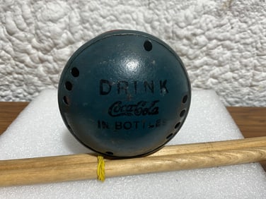 1930’s Coca Cola Metal Top Game With Sticks