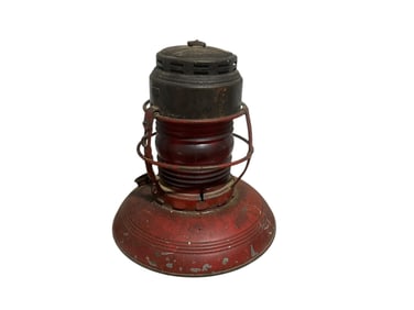 Warsaw No.40 Traffic Guard Light Lantern / Red Globe