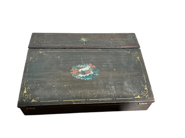 Vintage Wooden Lap Writers Desk
