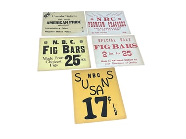 Five NBC & Uneeda Baker Advertising Papers